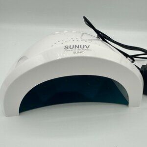 UV LED Nail Lamp with Nail Polish Organizer Case